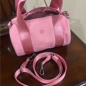 Lululemon athletica Pink Crossbody Mini Duffel Bag